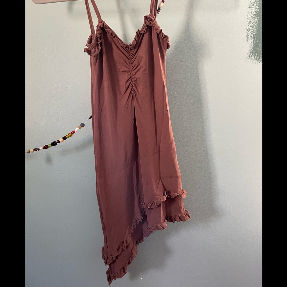 Pixie dress with ruffles